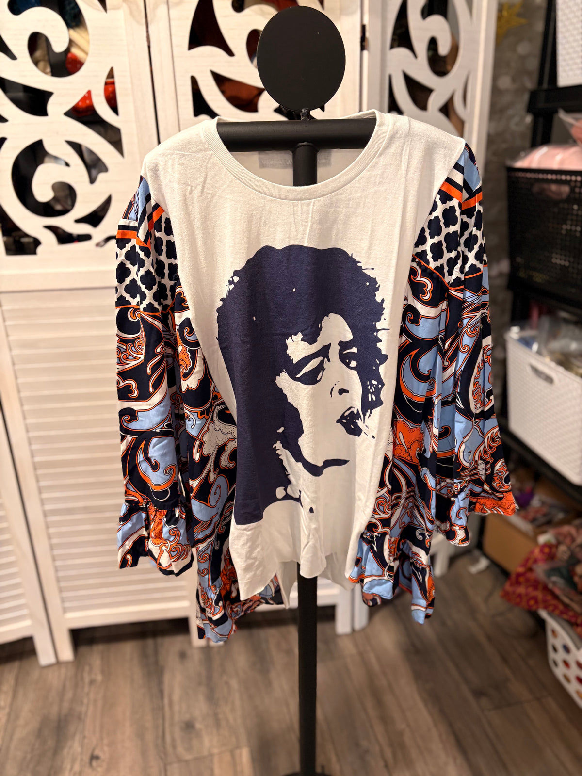 Spicy Curry Glam Tee One Size Fits a Small to XXL