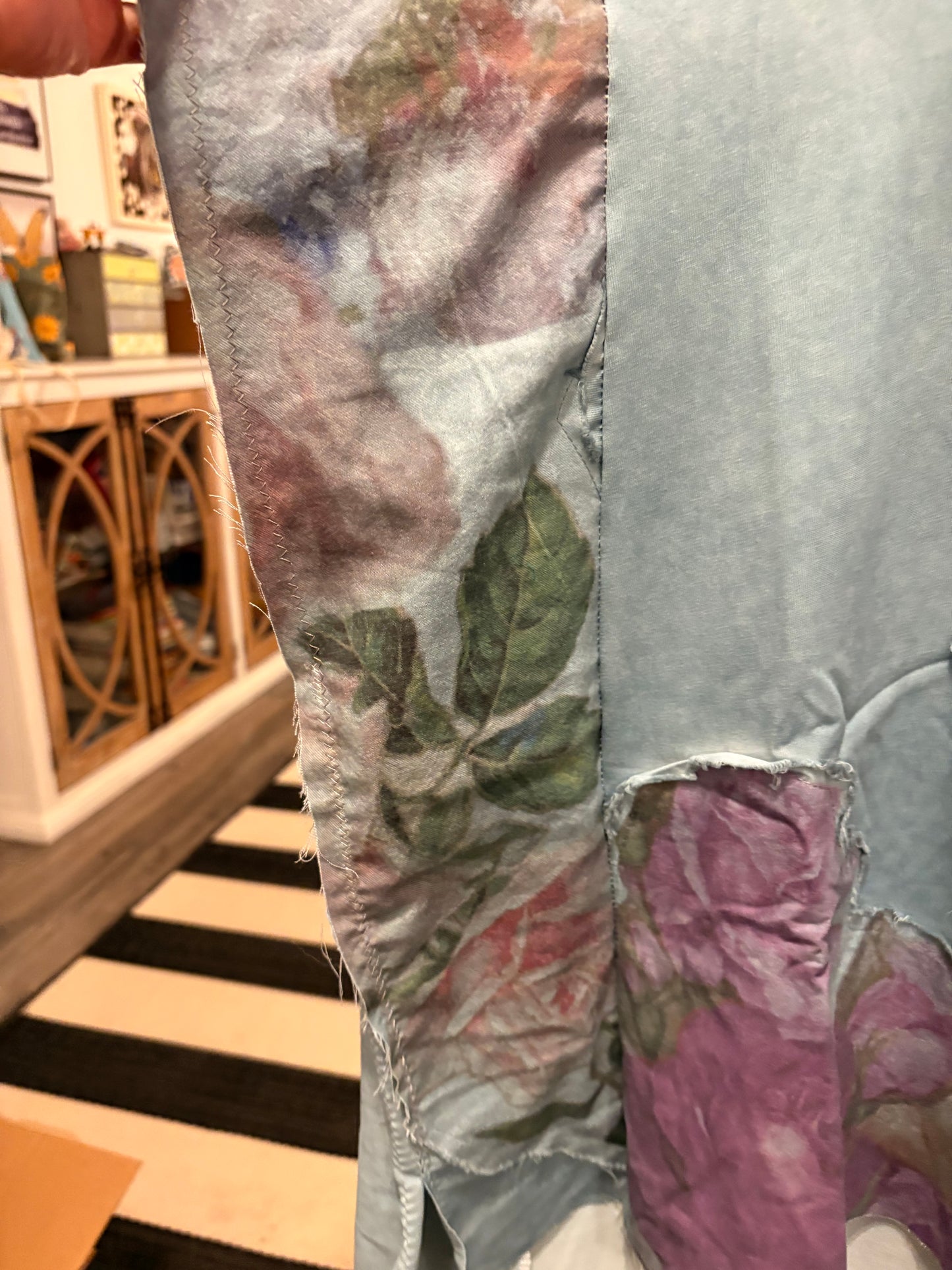 Butterfly Refashioned Poncho One Size Fits a Small to XL