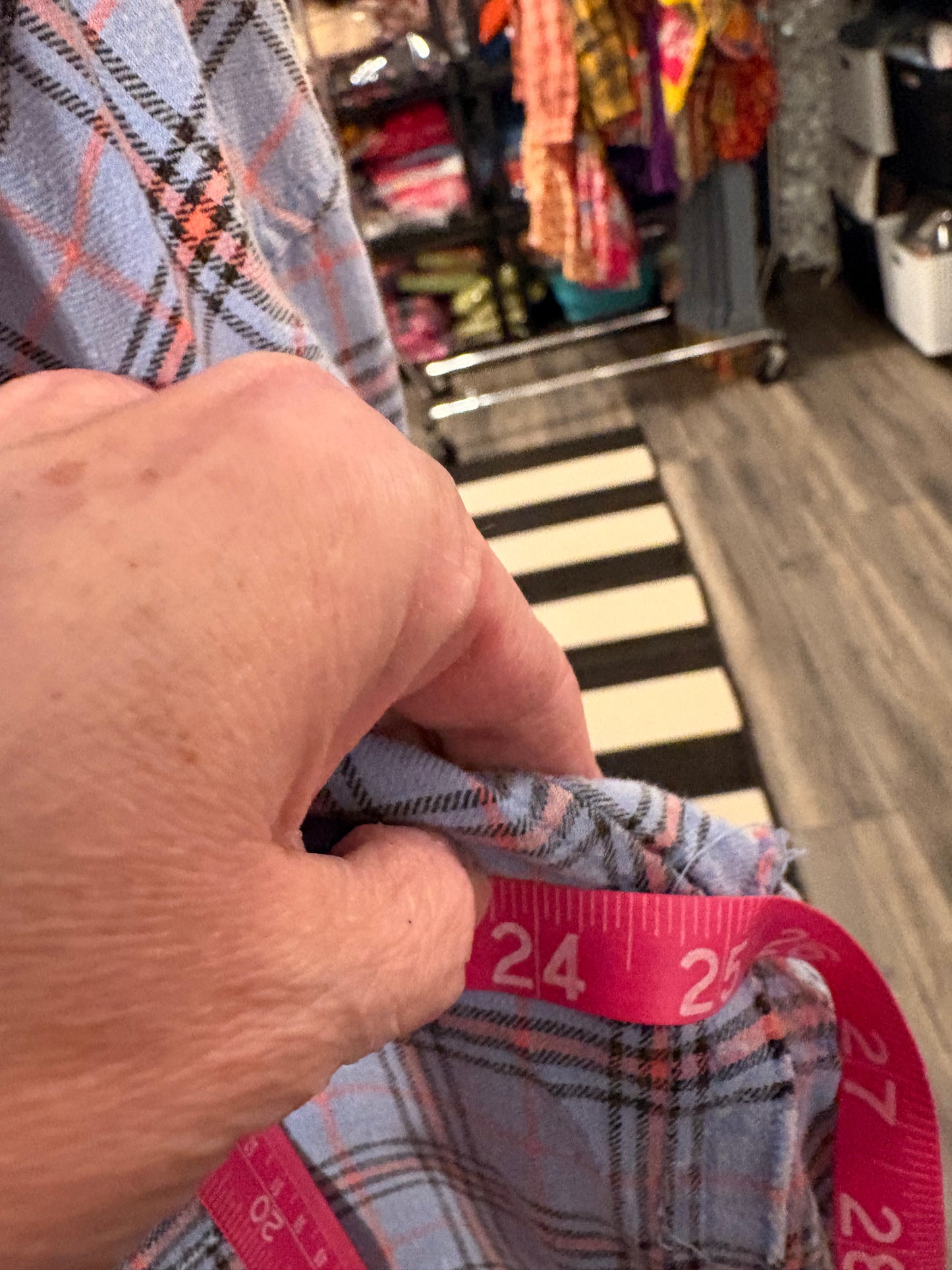 Bethany Upcycled Oversized Frayed Flannel Dress One Size Fits a Small to XXL