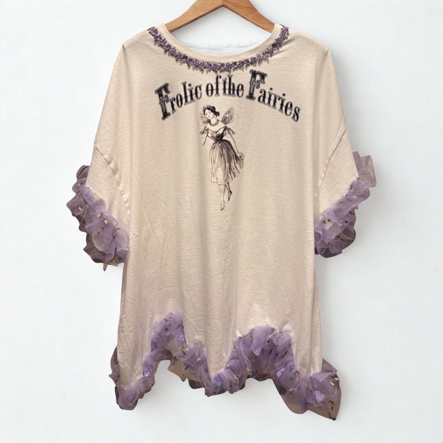 Frolic of the Fairies “Junk” Tee One Size Fits a Large to 2X Oversized