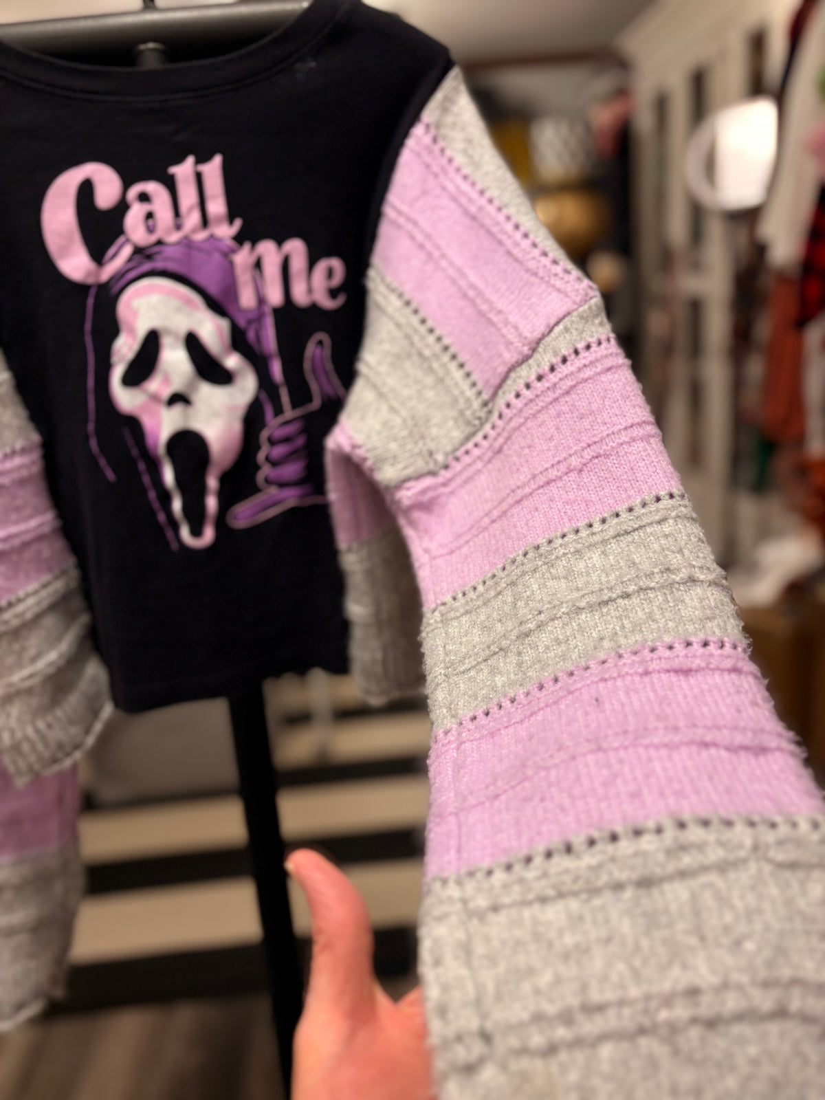 Call Me Glam Sweater Tee One Size Fits a Small to Large