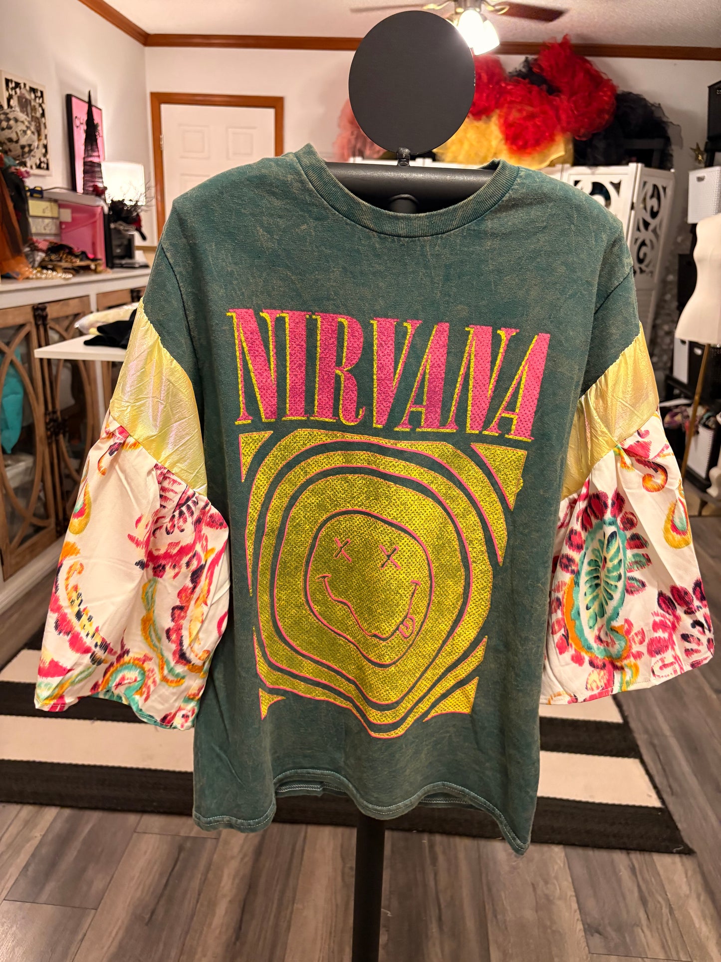 In Utero Upcycled Glam Tee One Size fits an XS to Medium
