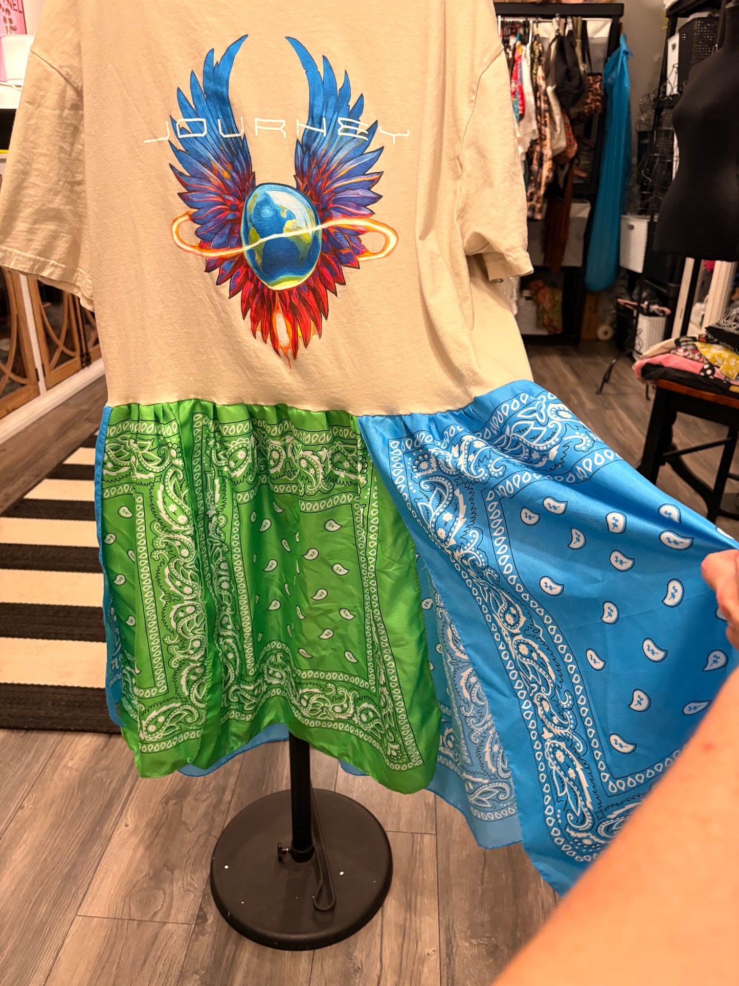 Separate Ways  Peekaboo Bandana Dress One size fits a Large to 2X