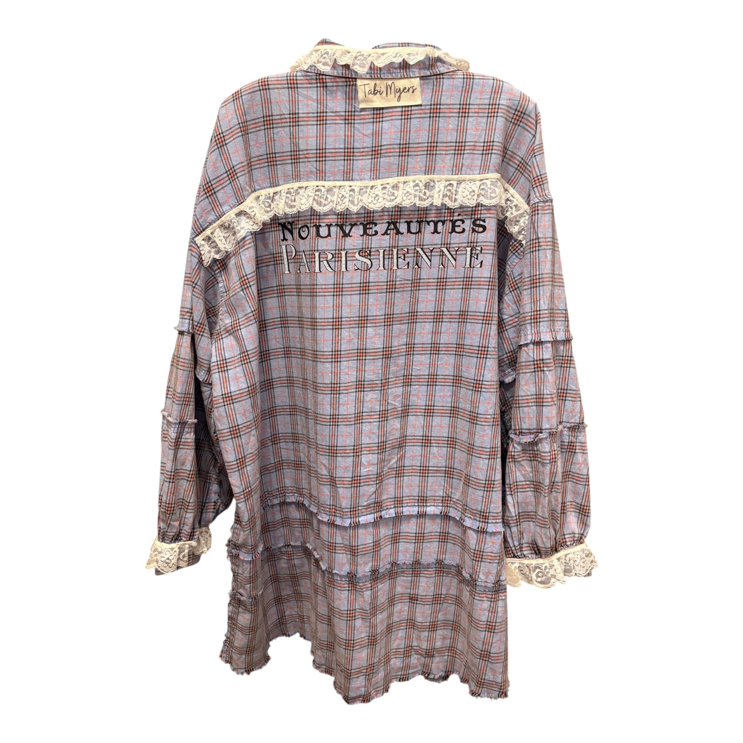 New Parisian  “Junk” Flannel Very Long Length One Size Fits an XXL-3X 16-20