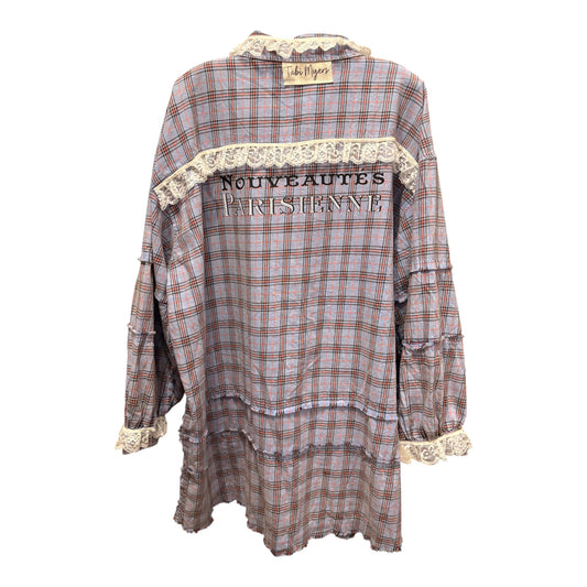 New Parisian  “Junk” Flannel Very Long Length One Size Fits an XXL-3X 16-20