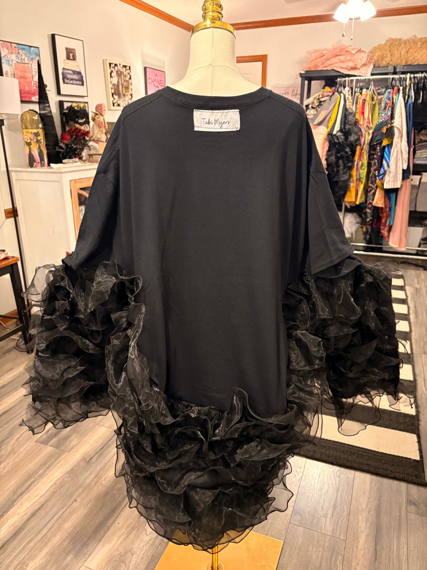 Satisfaction Rock Angel Poncho One Size Fits up to 3X