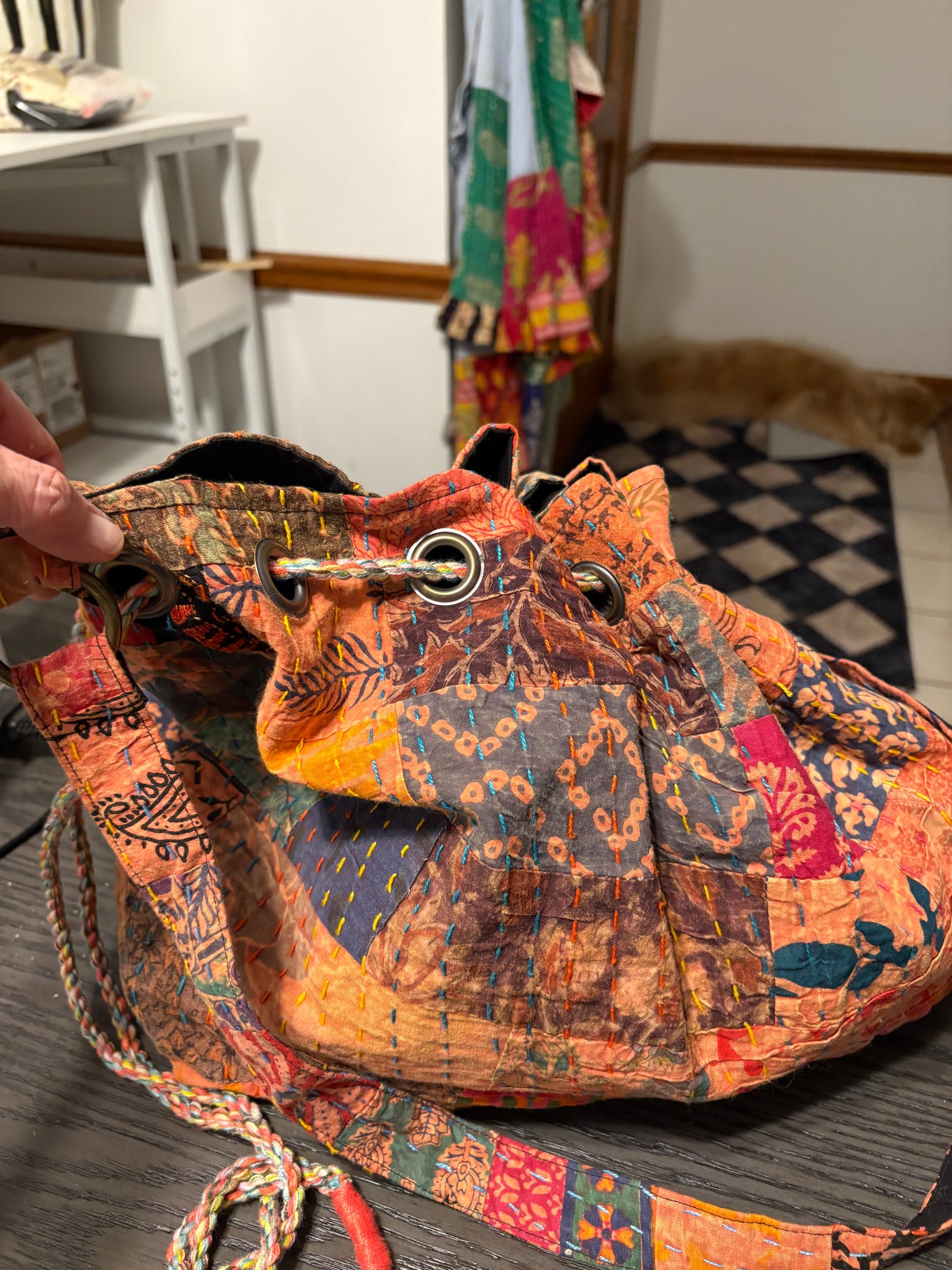 Boho Blooms Bag - Pink
