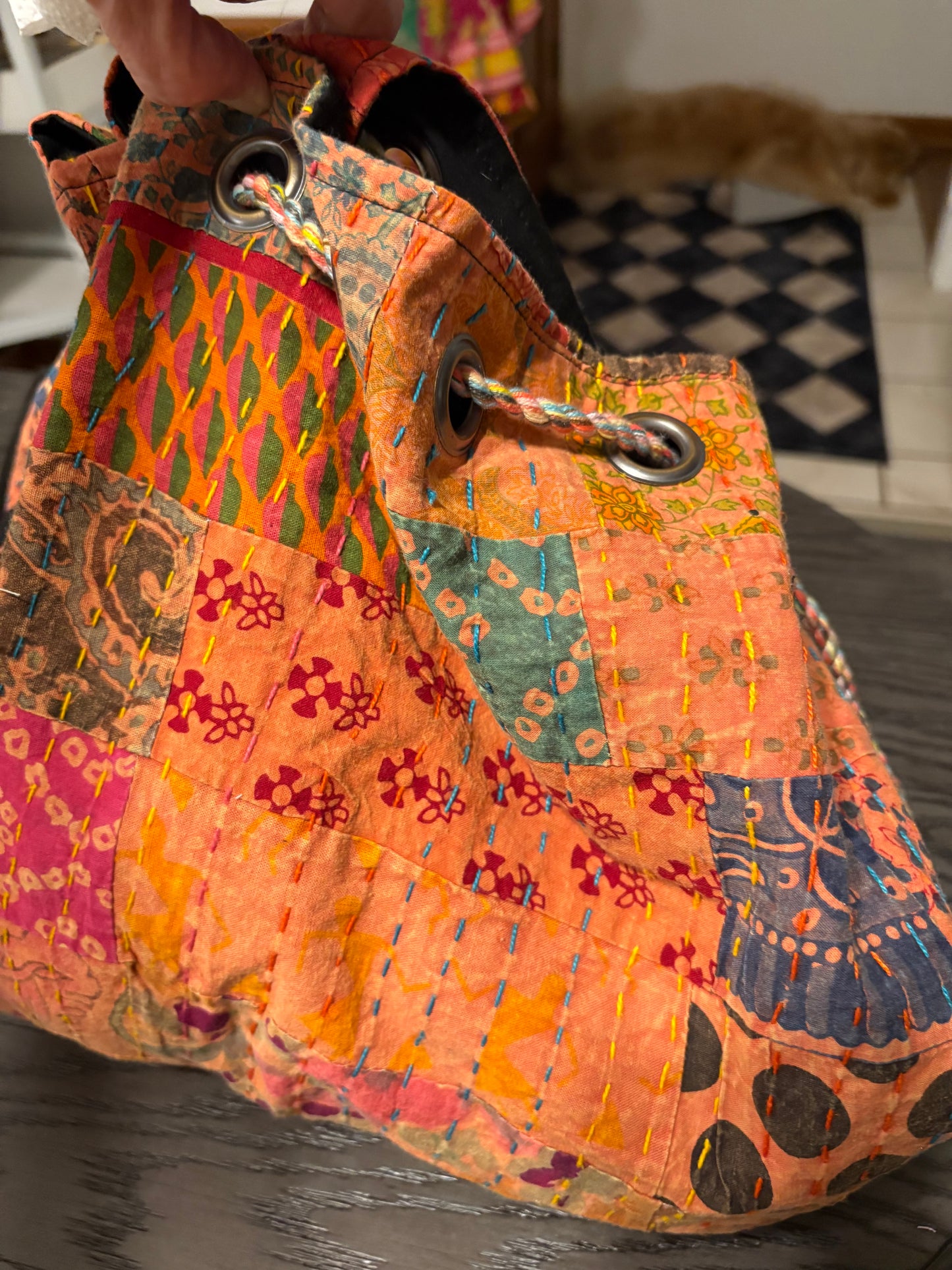 Boho Blooms Bag - Pink