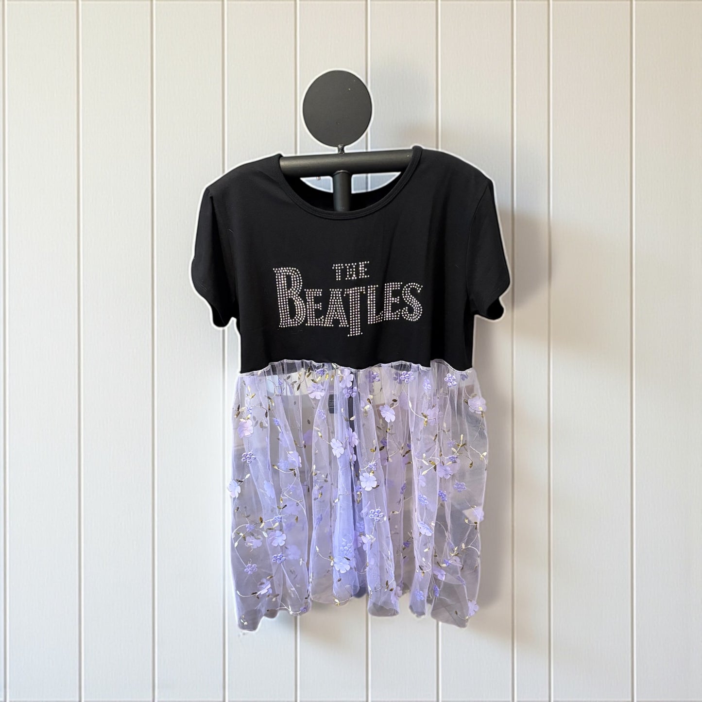 The Beatles Ruffled Peekaboo Top
