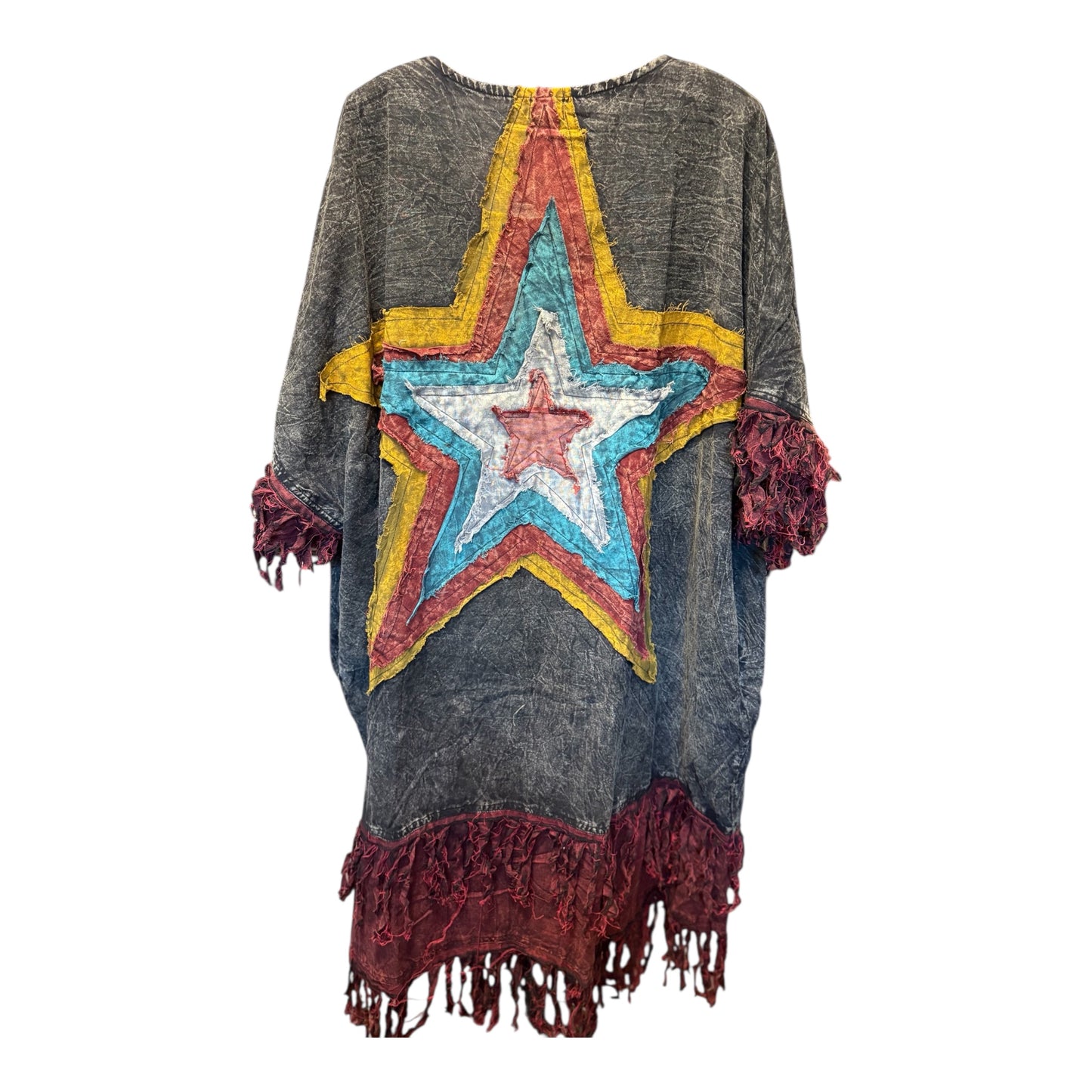 Rhea Cotton Fringe Duster