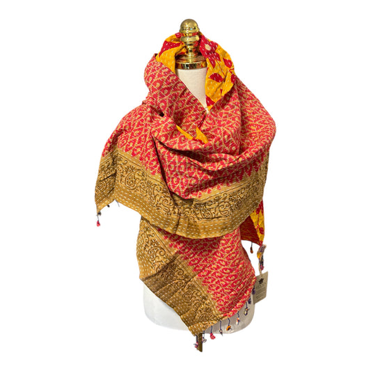 Lori Cotton Kantha Scarf