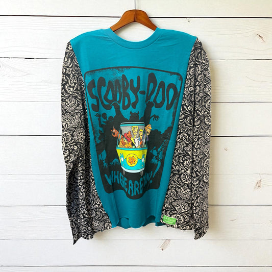 Scooby Doo Long Sleeve Knit Tee One Size Fits a Small to XXL