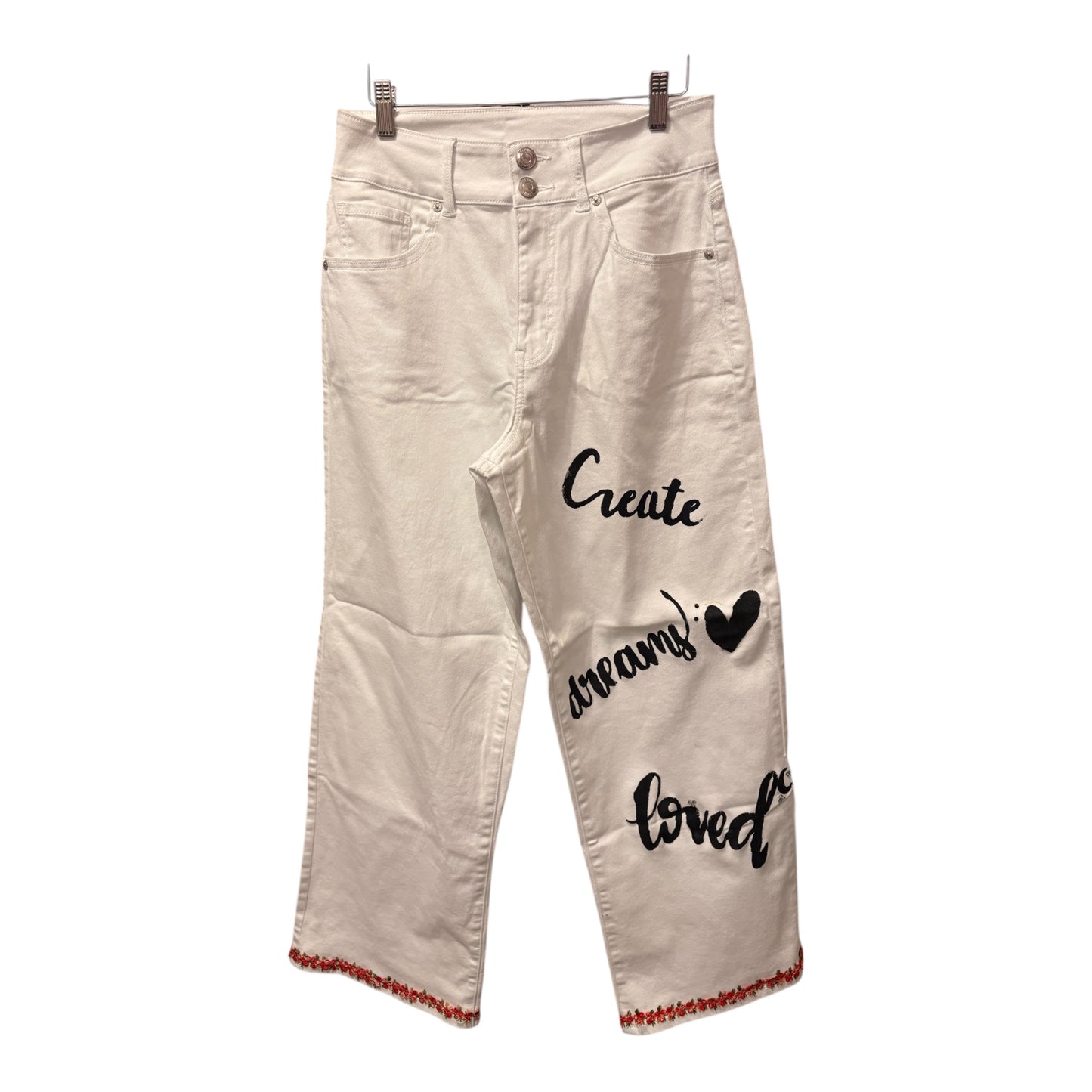 Create Love Refashioned Junk Jeans  Size 6/8