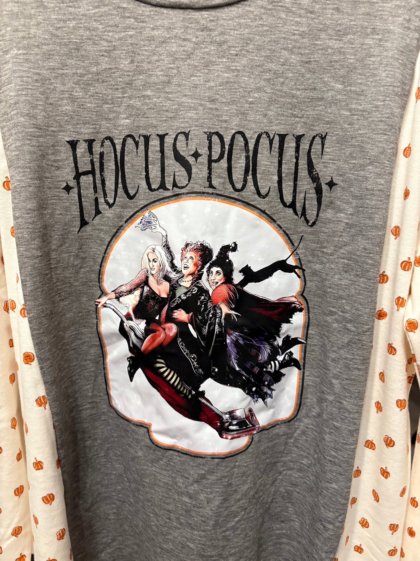 Hocus Pocus Upcycled Tee Fits a Small to XL OVERSIZED