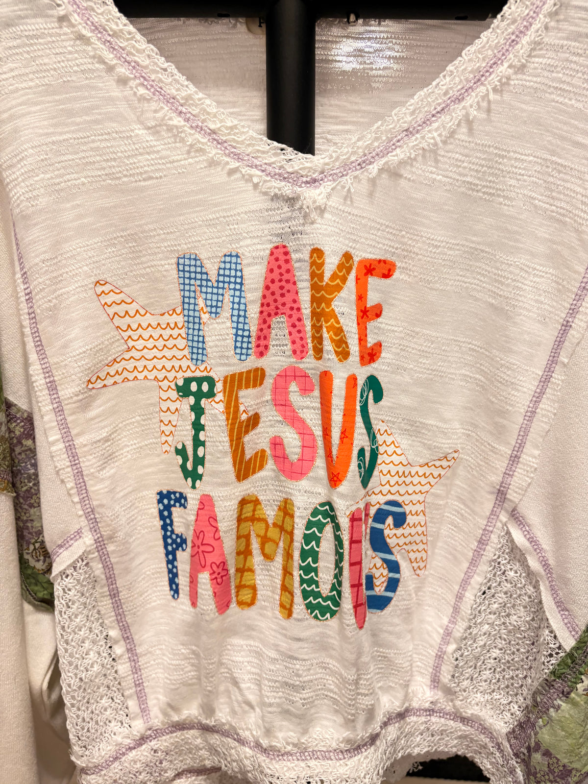 Make Jesus Famous Top One Size Fits a Small to Large