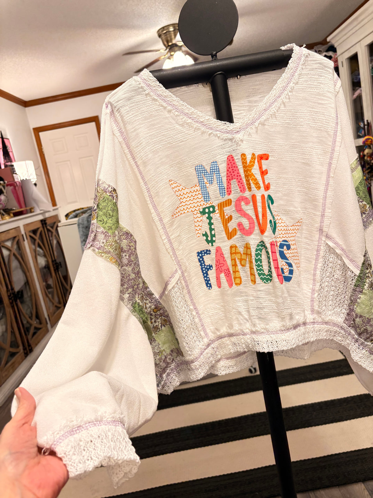Make Jesus Famous Top One Size Fits a Small to Large