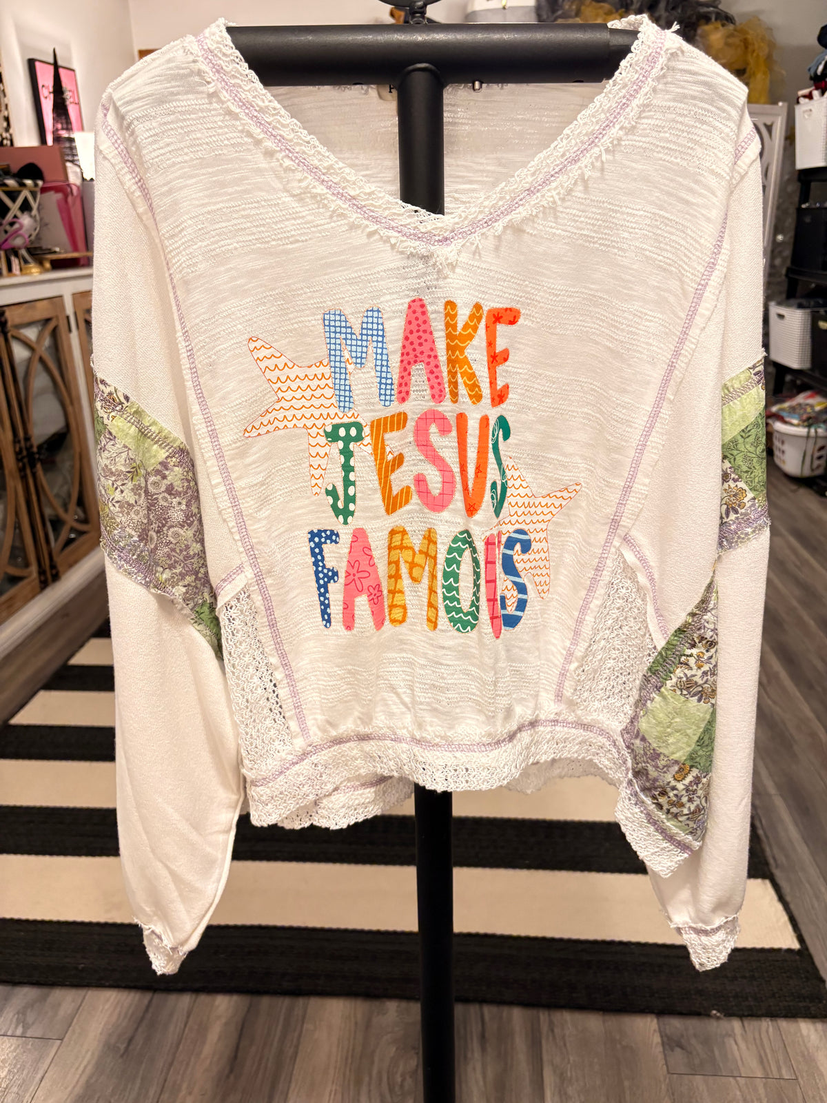 Make Jesus Famous Top One Size Fits a Small to Large