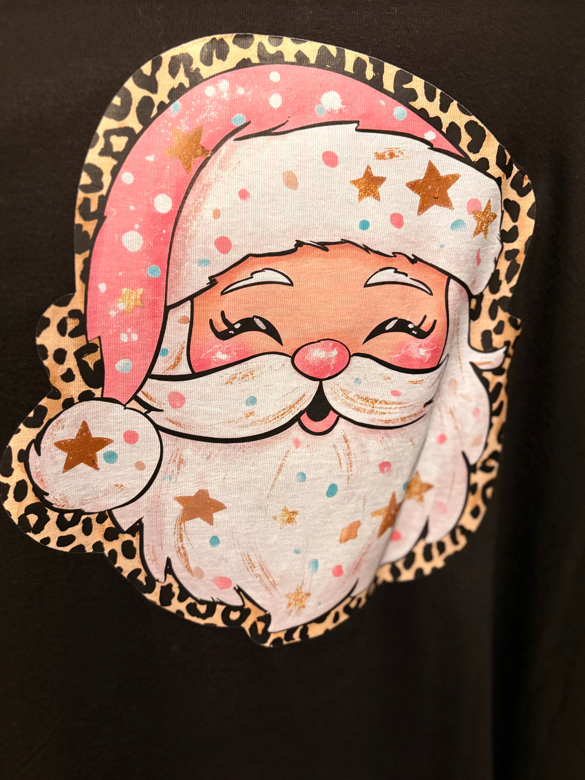 Santa Cutie Black Sweater 3X