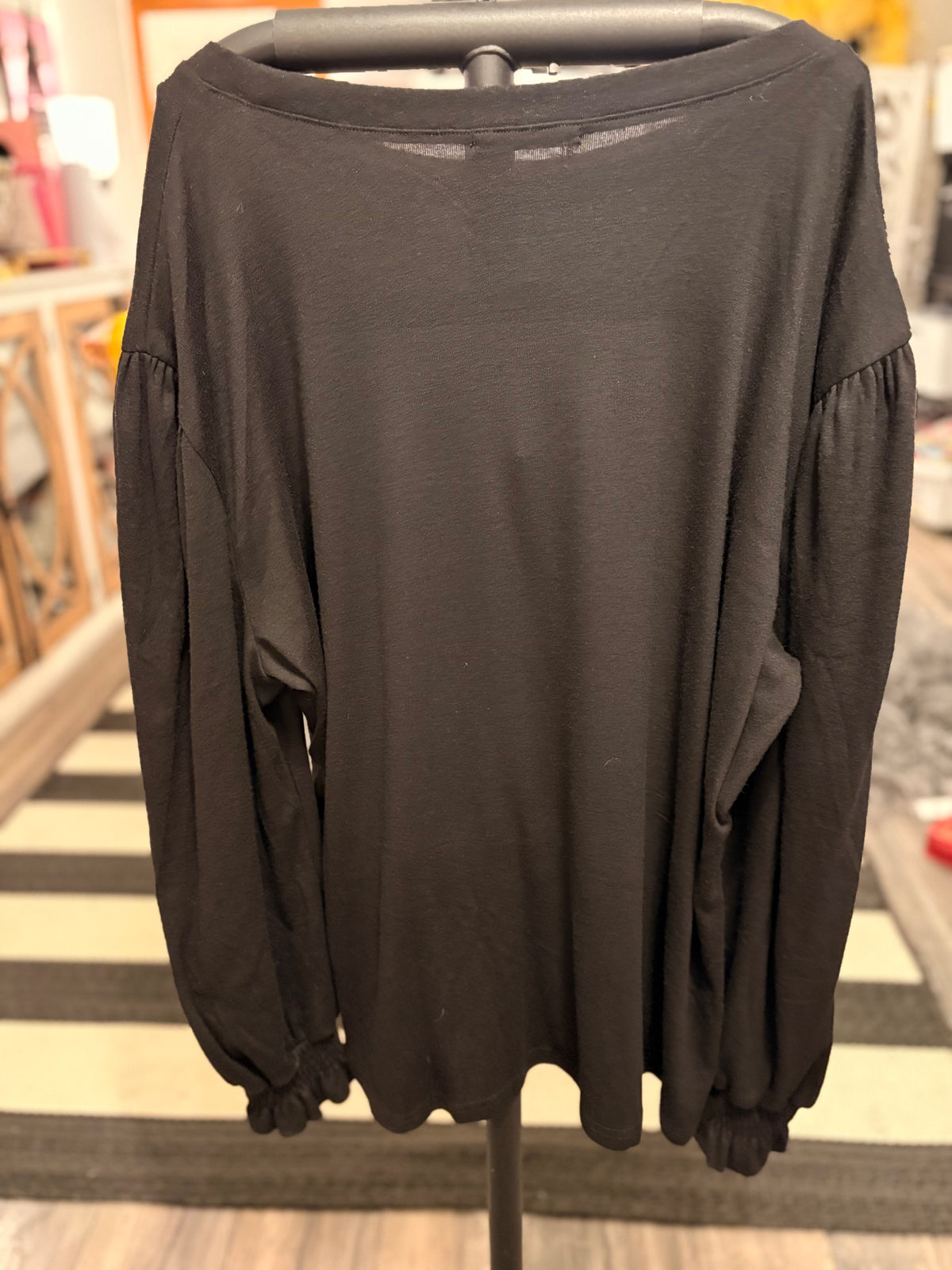 Santa Cutie Black Sweater 3X