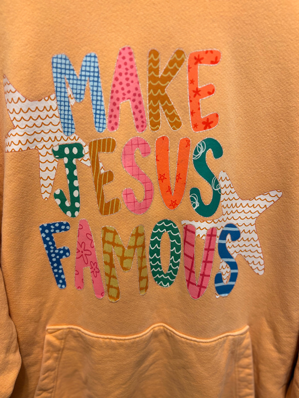 Make Jesus Famous Fits Large to XXL