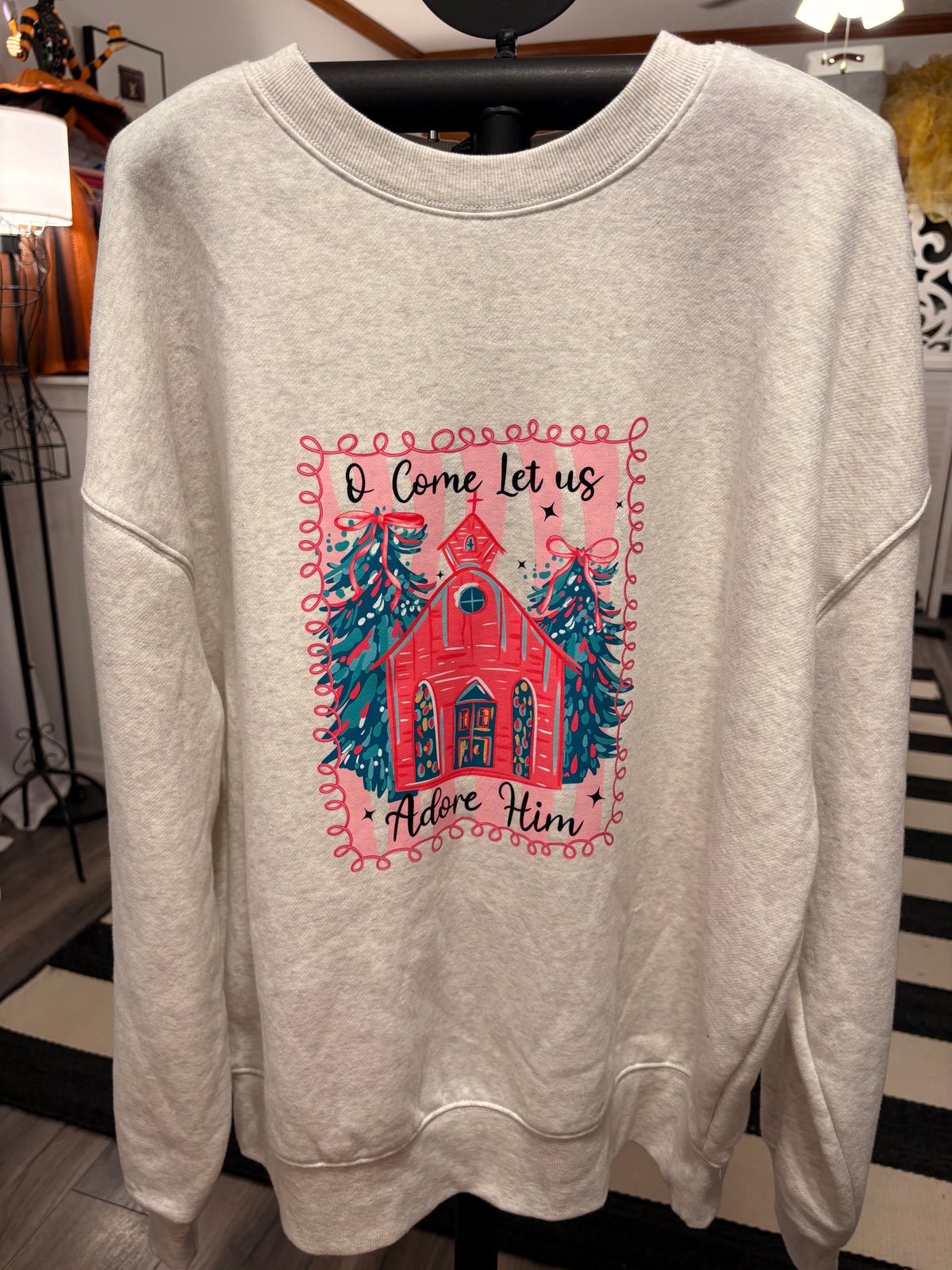 Adore Him Sweatshirt Fits XL/XXL