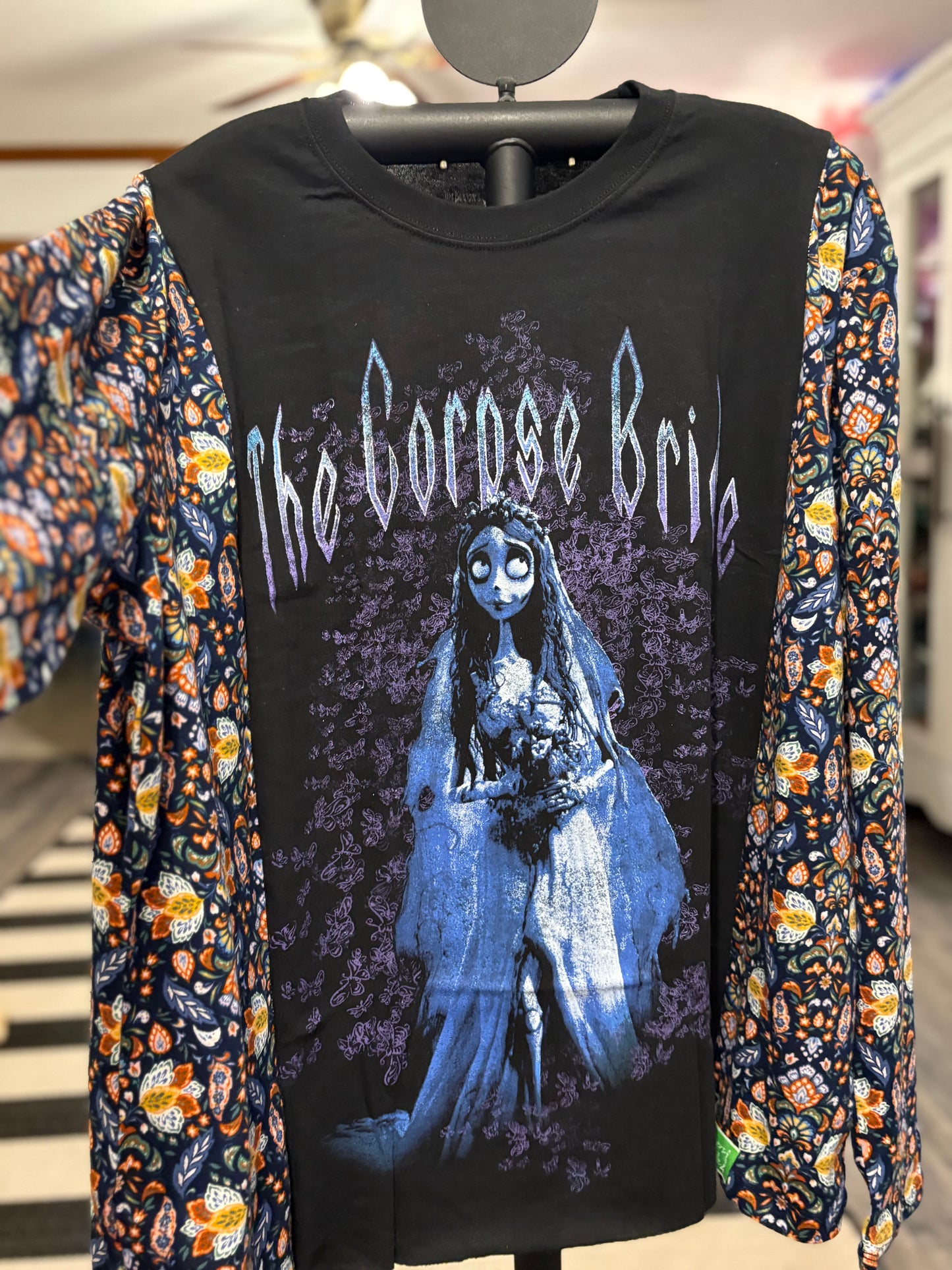 The Corpse Bride Upcycled Long-Sleeve Knit Tee Small to XXL