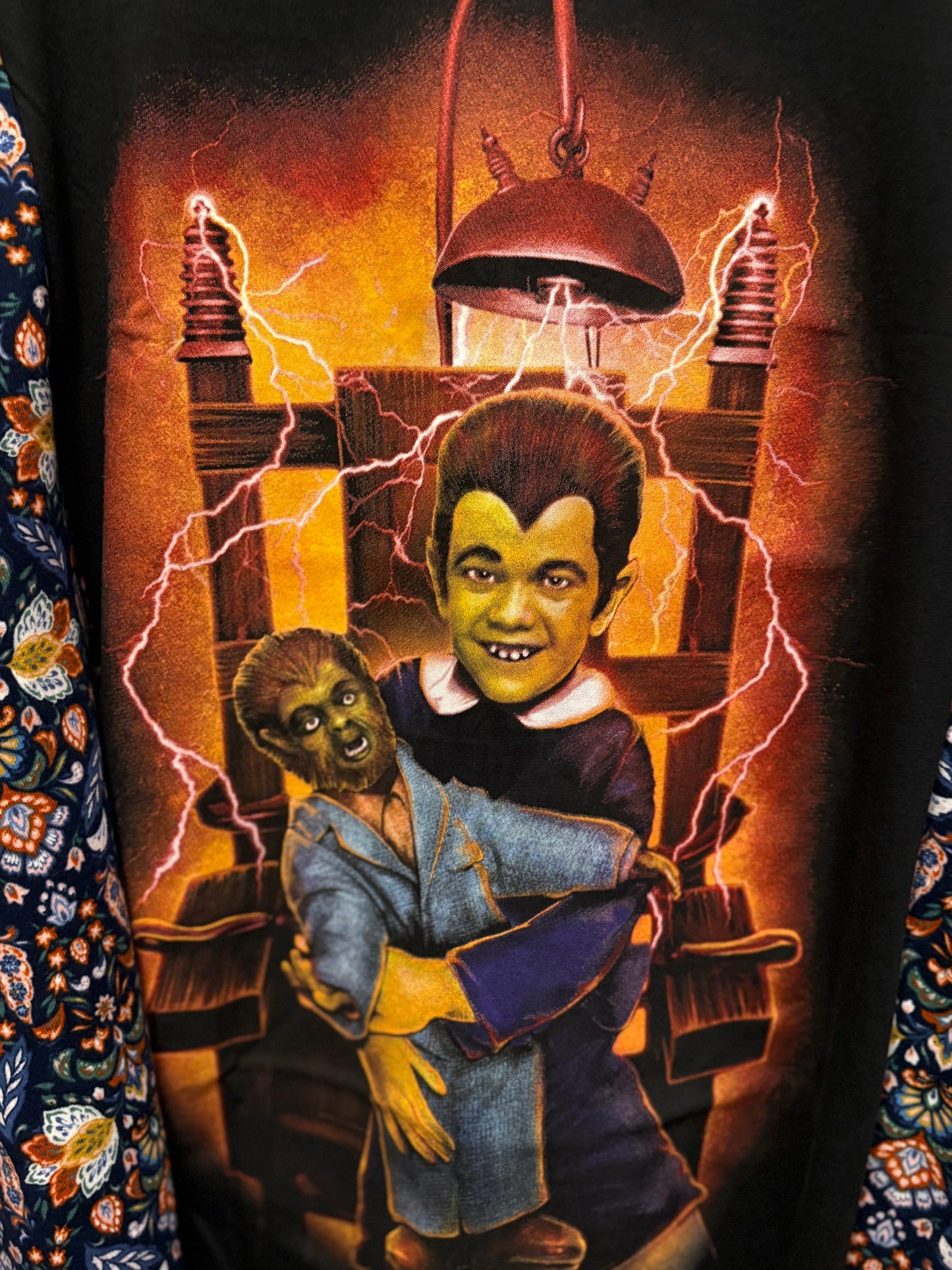 Eddy Munster Upcycled Long-Sleeve Knit Tee Small to XXL