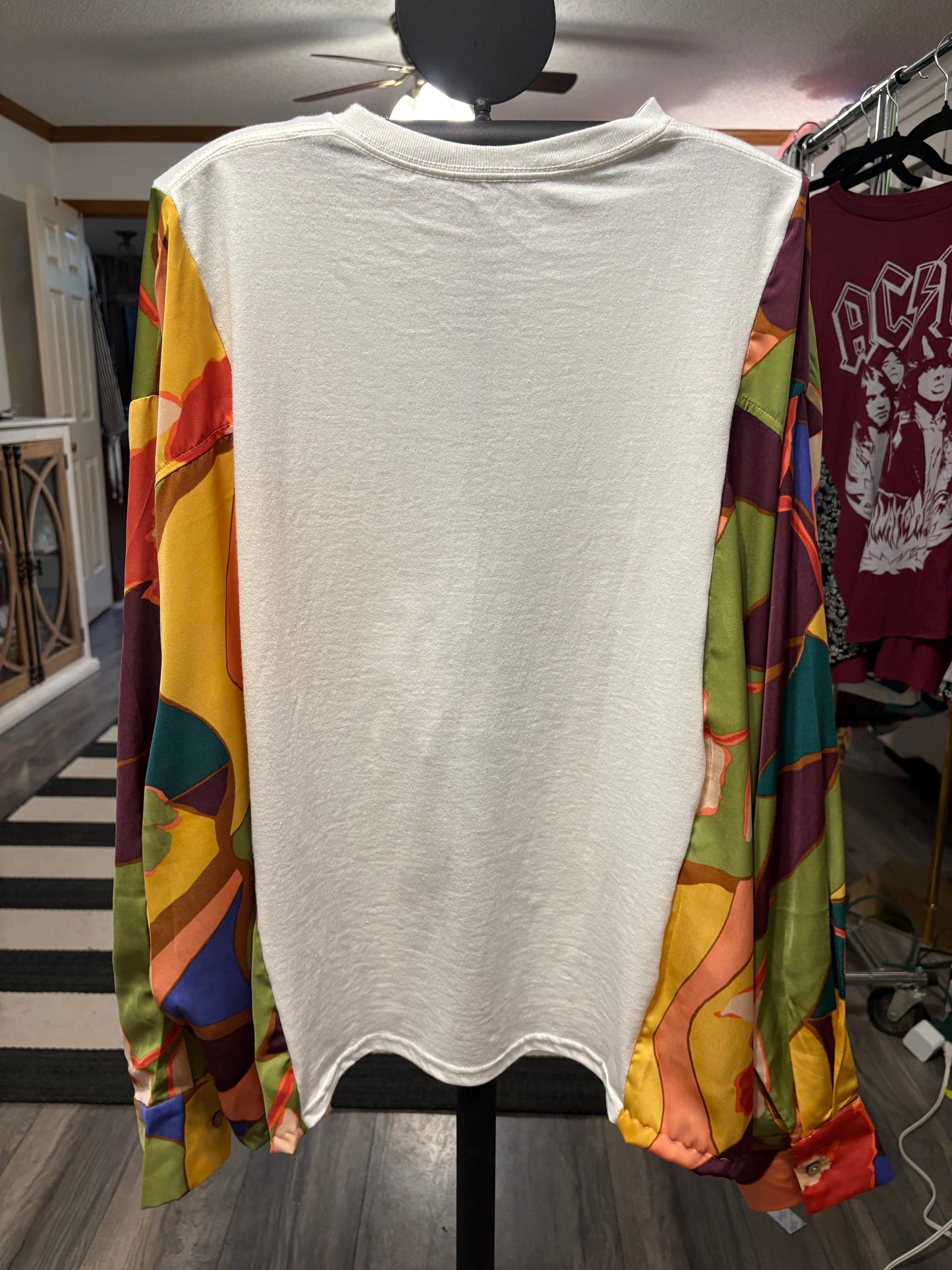 Presley, Elvis Upcycled Drop-Sleeve Tee One Size Fits a Small to XXL