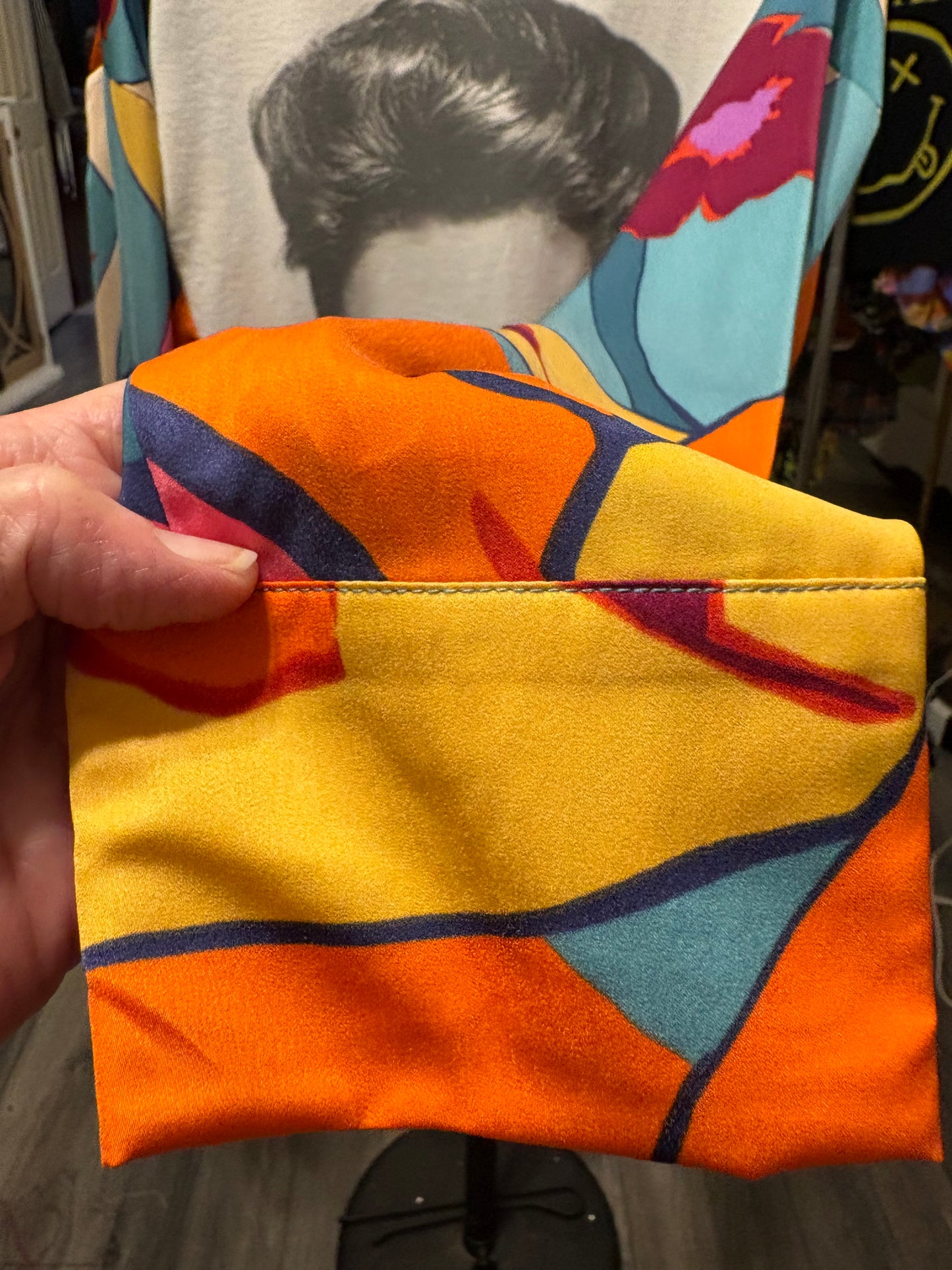 Elvis Presley Upcycled Drop-Sleeve Tee One Size Fits a Small to XXL