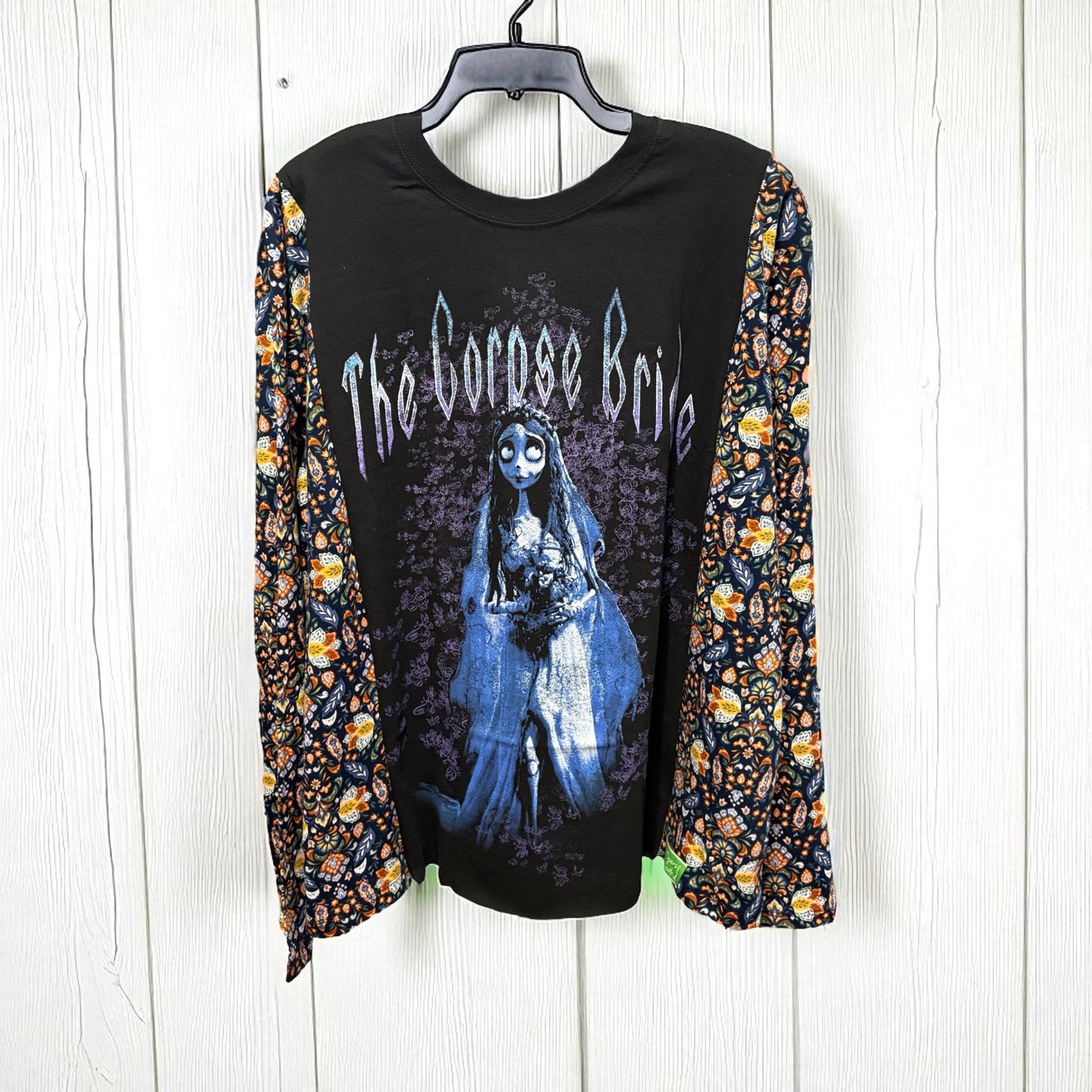 The Corpse Bride Upcycled Long-Sleeve Knit Tee Small to XXL