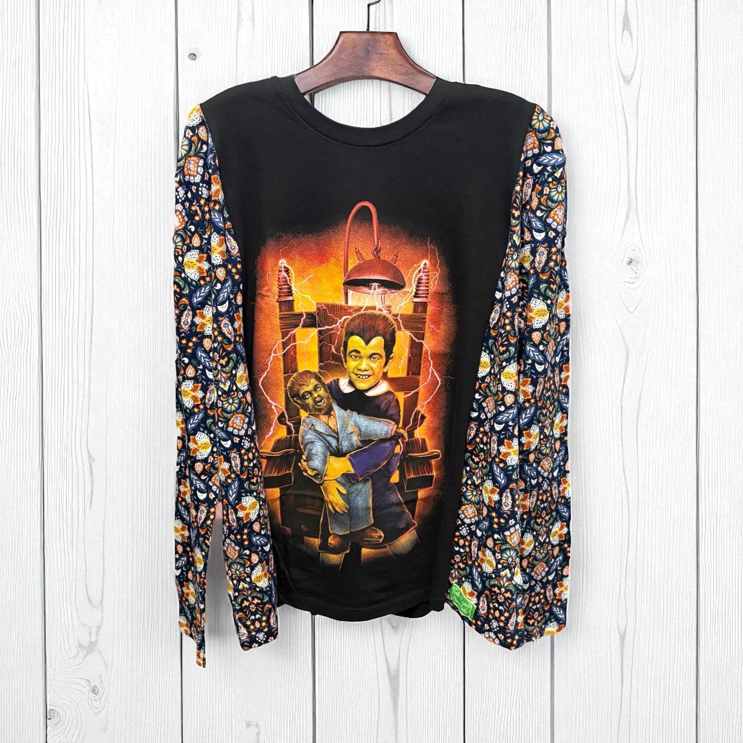 Eddy Munster Upcycled Long-Sleeve Knit Tee Small to XXL