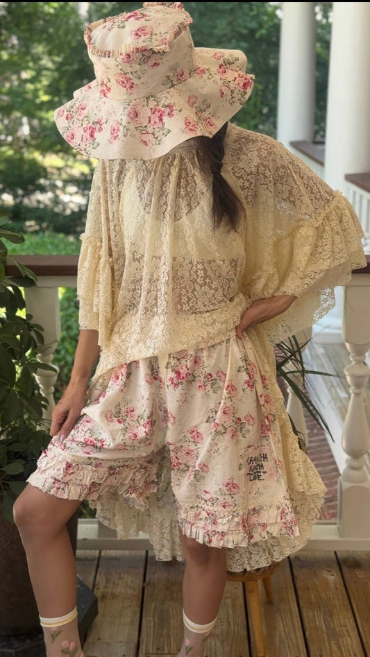 Rosalie vintage rose cotton bloomers