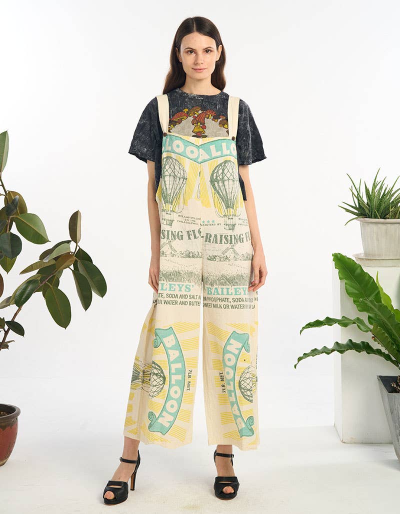 Hot Air Balloon OVERALL One Size Fits a Small to 2X Size 4-18