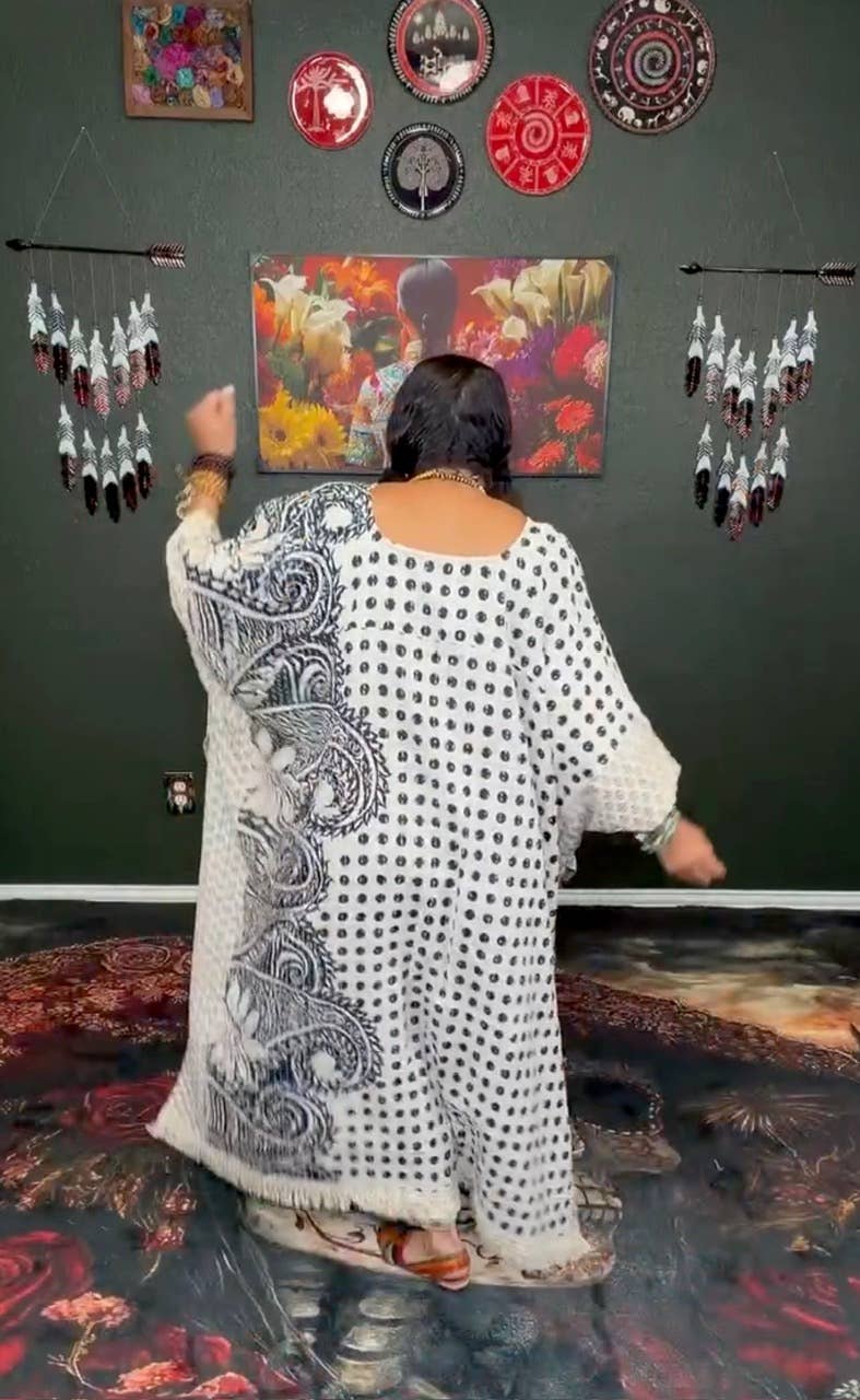 La Isla Bonita Reversible Kantha Top 1000-22
