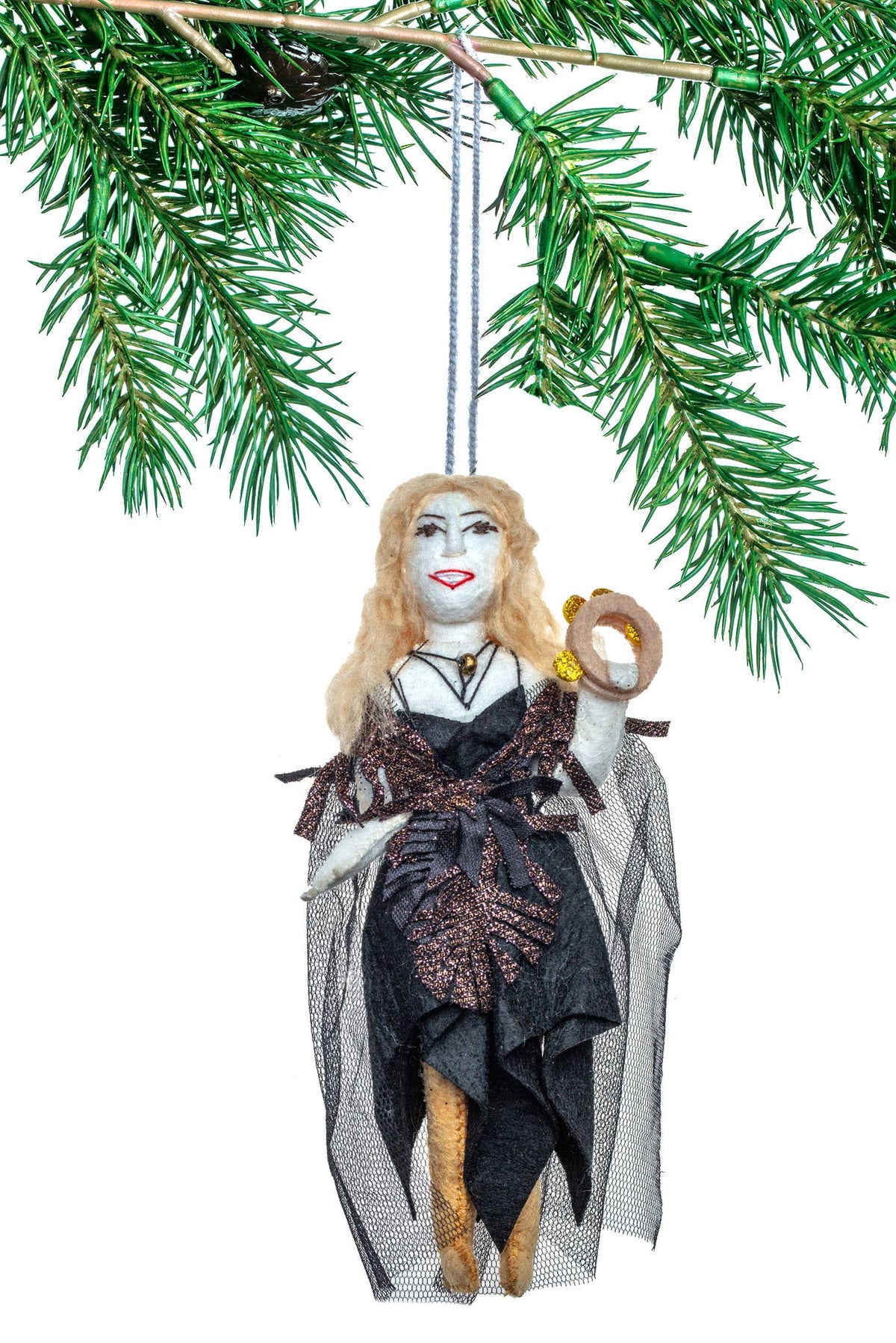 Stevie Nicks Black Dress Ornament