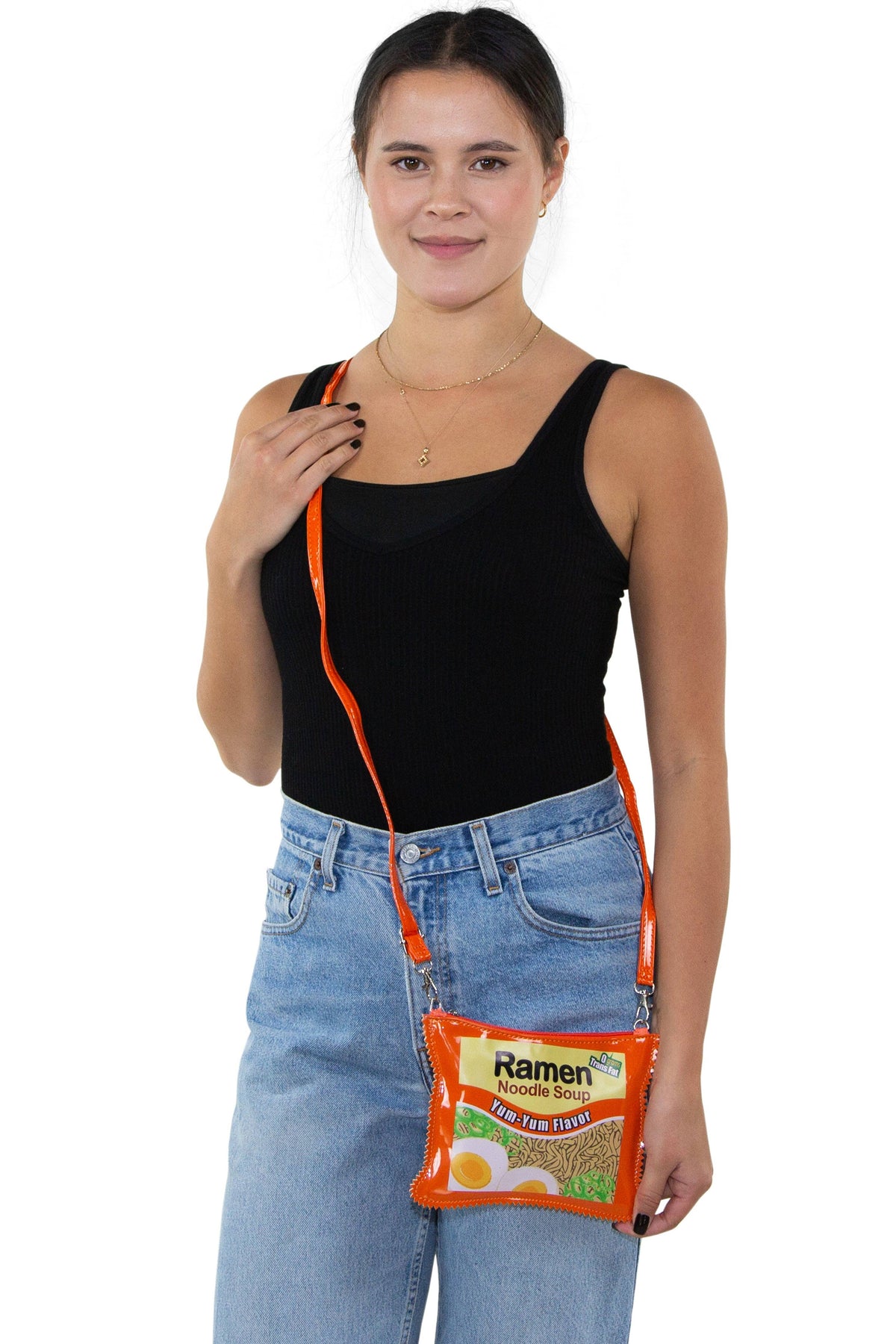 Ramen Instant Noodle Soup Crossbody Bag in Vinyl (Copy)