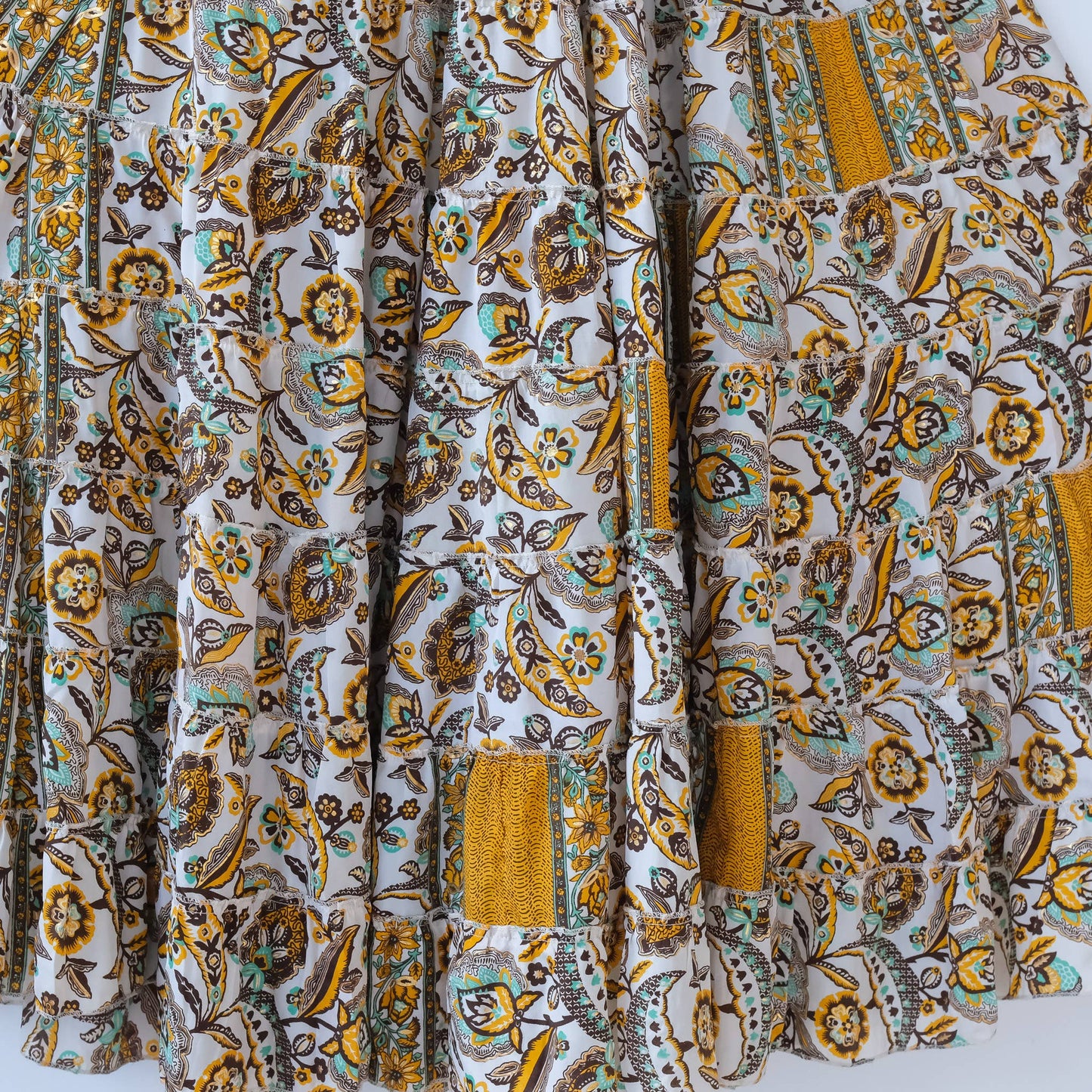Flowy Fairycore Tiered Long Boho Skirts