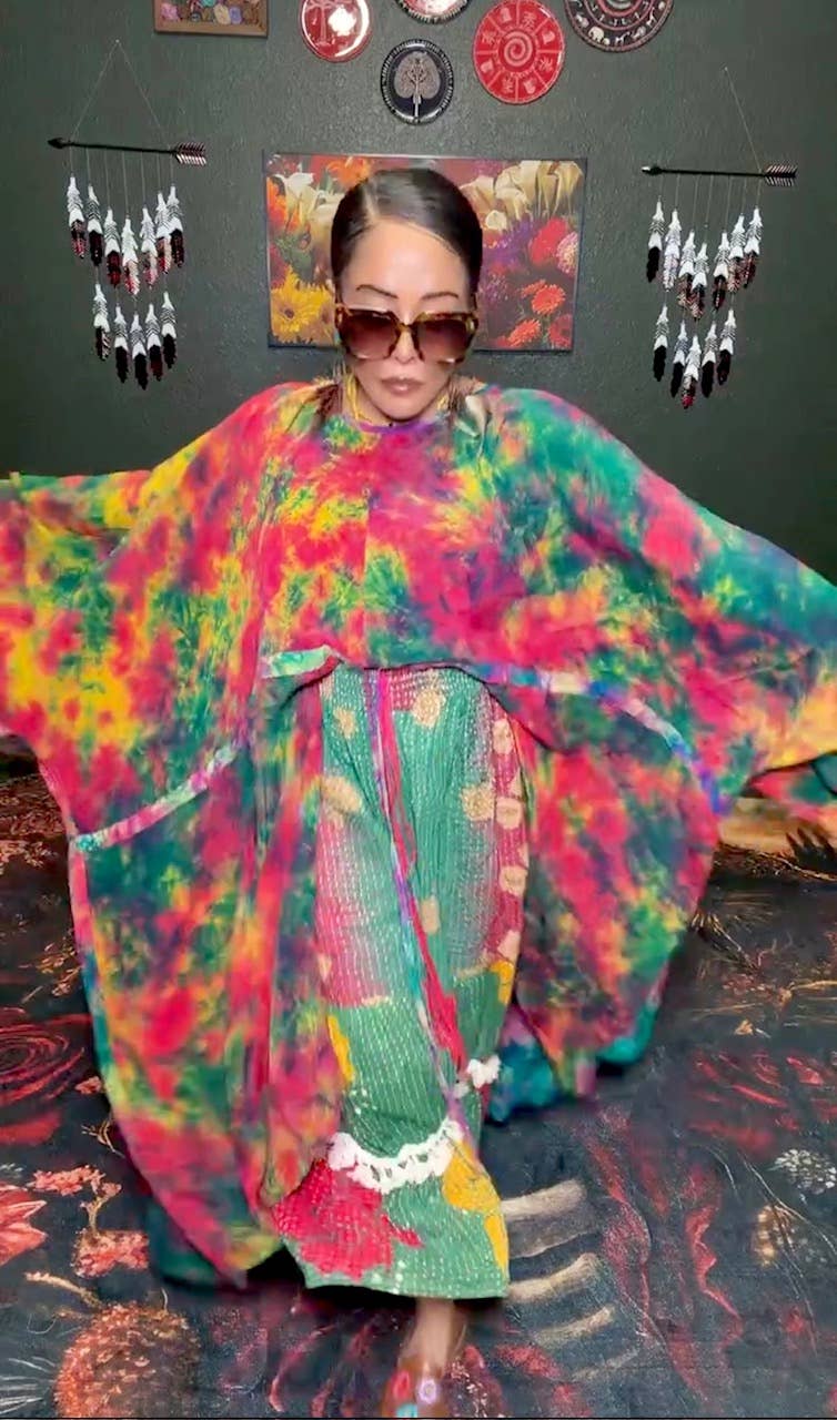 Sundara Split Silk Top 1000-07