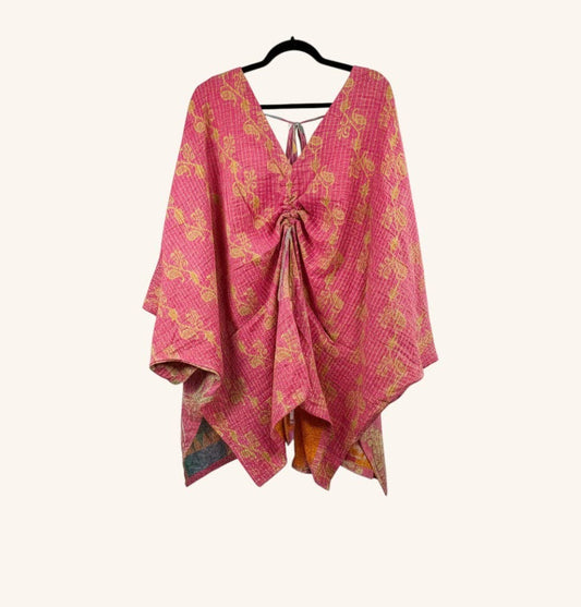 Moonflower Oasis Kantha Top (S-3X) 1000-01