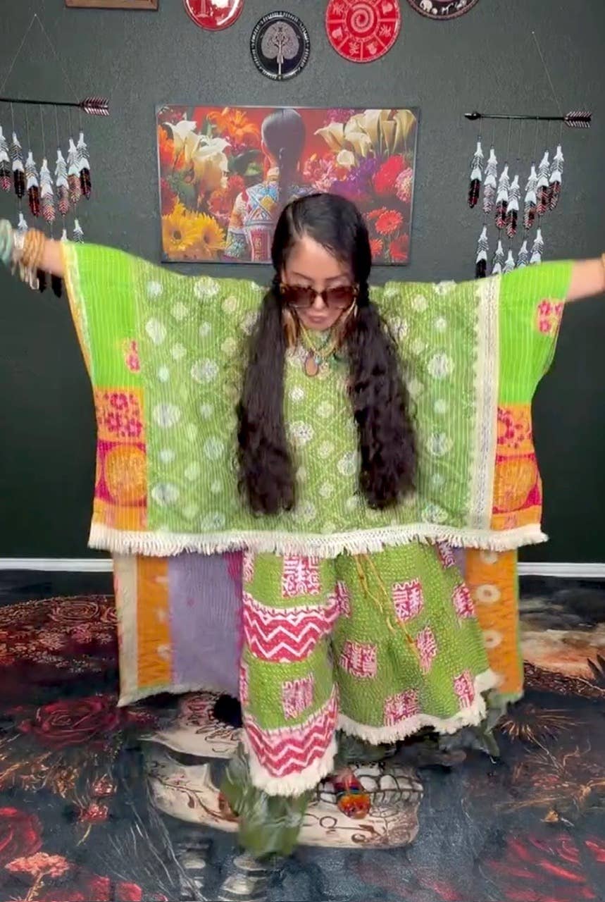 Tribal Soul Kantha Bloomers 1000-06
