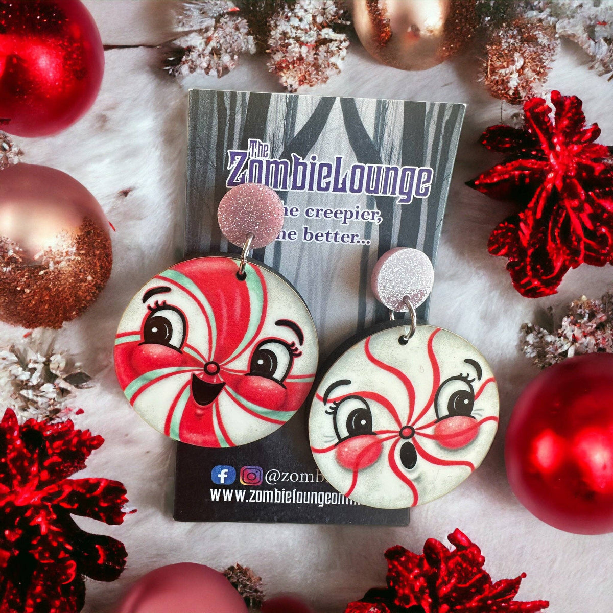 Johanna Parker Design Merry Mints Earrings: Merry