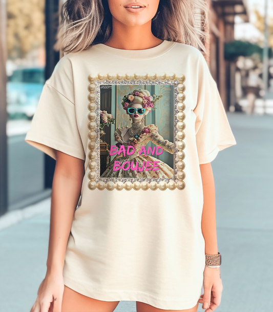 Bad and Boujee Victorian: Yes / White T-Shirt / Large