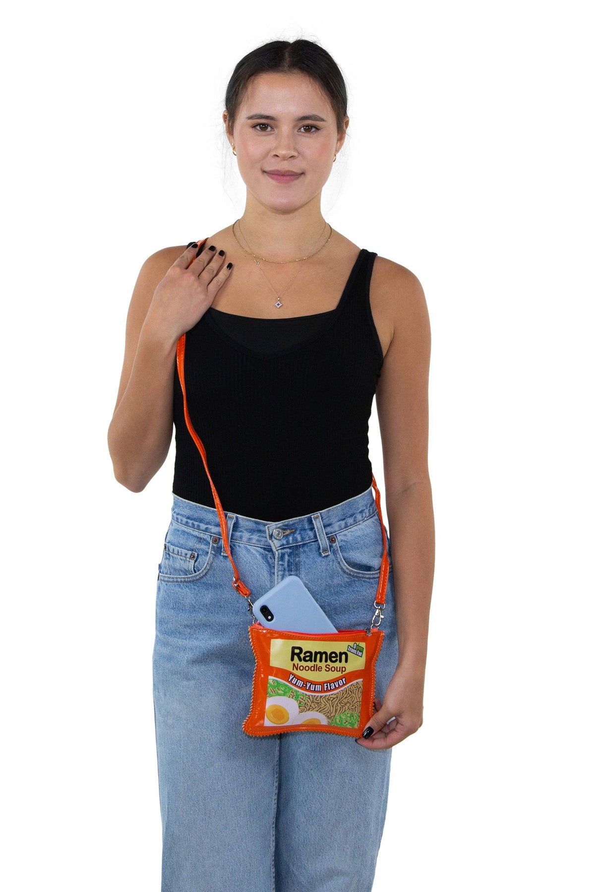Ramen Instant Noodle Soup Crossbody Bag in Vinyl (Copy)