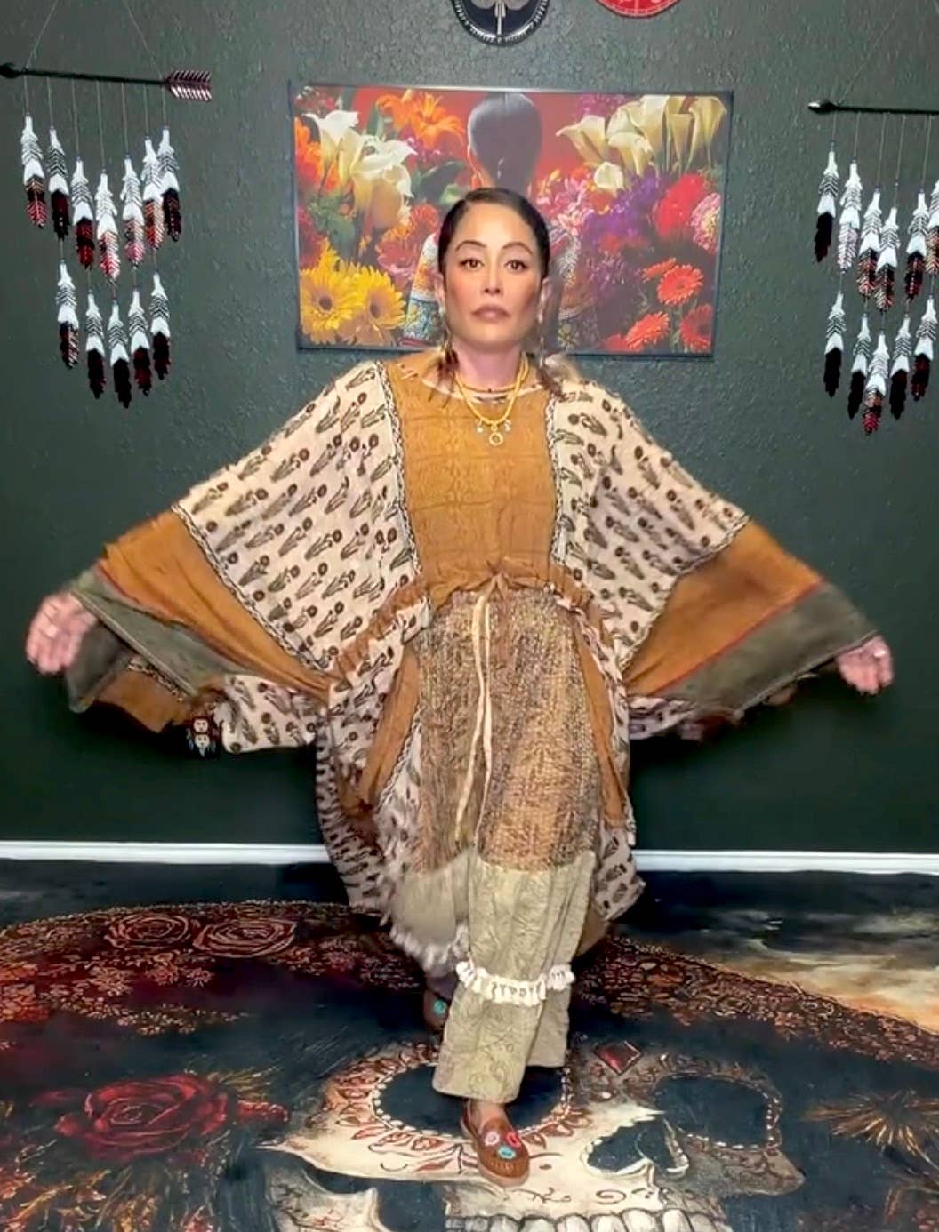 Sundara Split Silk Top 1000-08