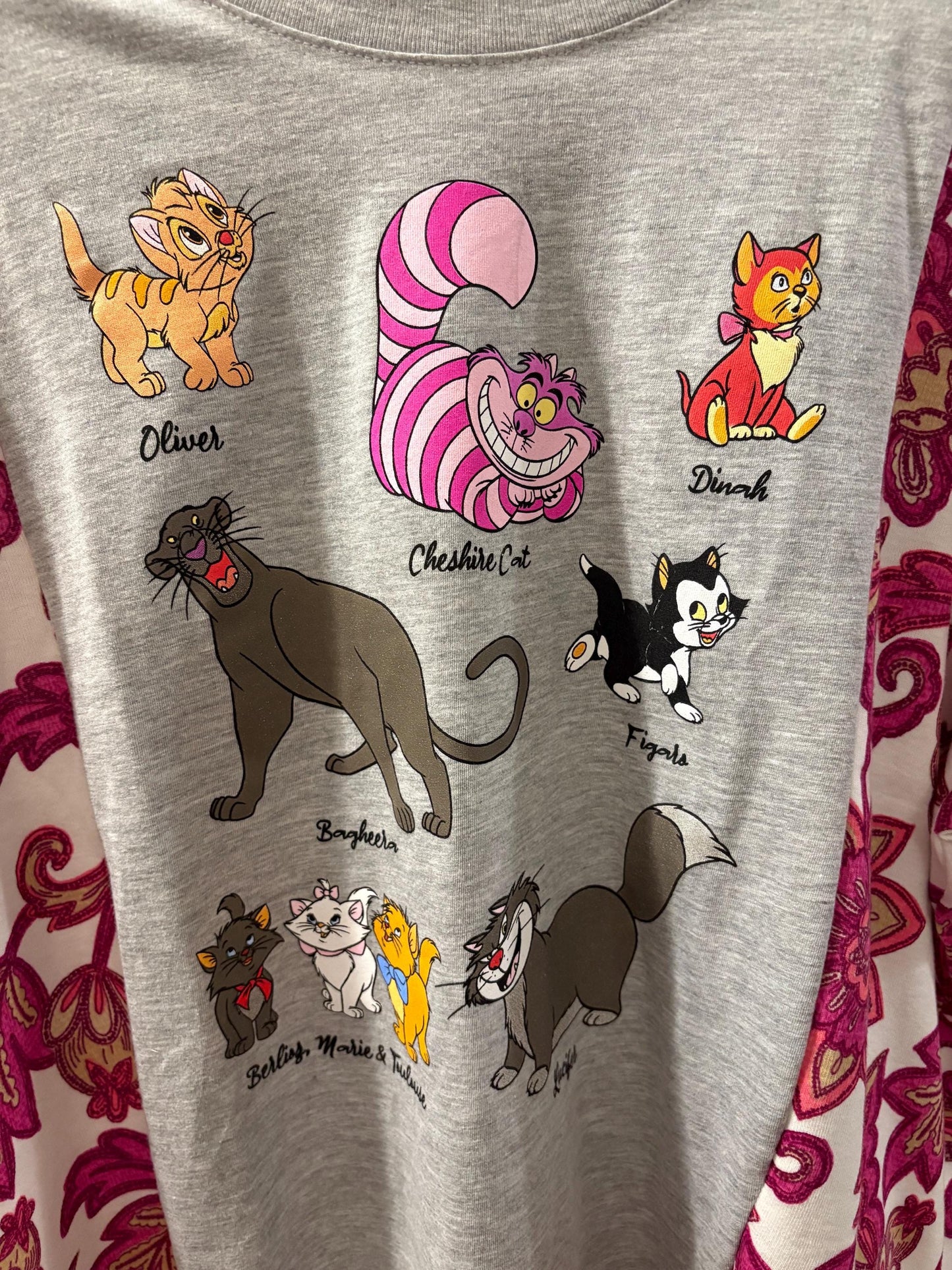 The Cats Upcycled Drop Shoulder Tee Fits a Size 2-16