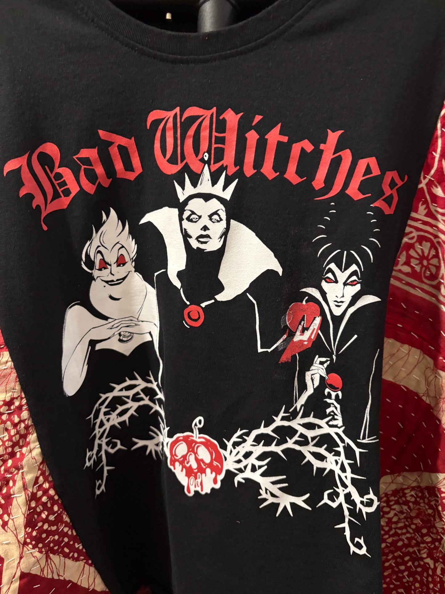 Bad Witches Upcycled Vintage Kantha Upcycled Tee One Size Fits a Small to XXL